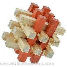 Brain Teaser 3 -D Wooden Puzzle 3D Puzzles for Adults and Teens B07JZTQWBV